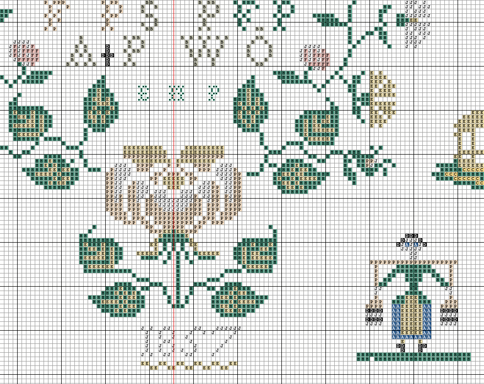 Example preview of a cross-stitch pattern.